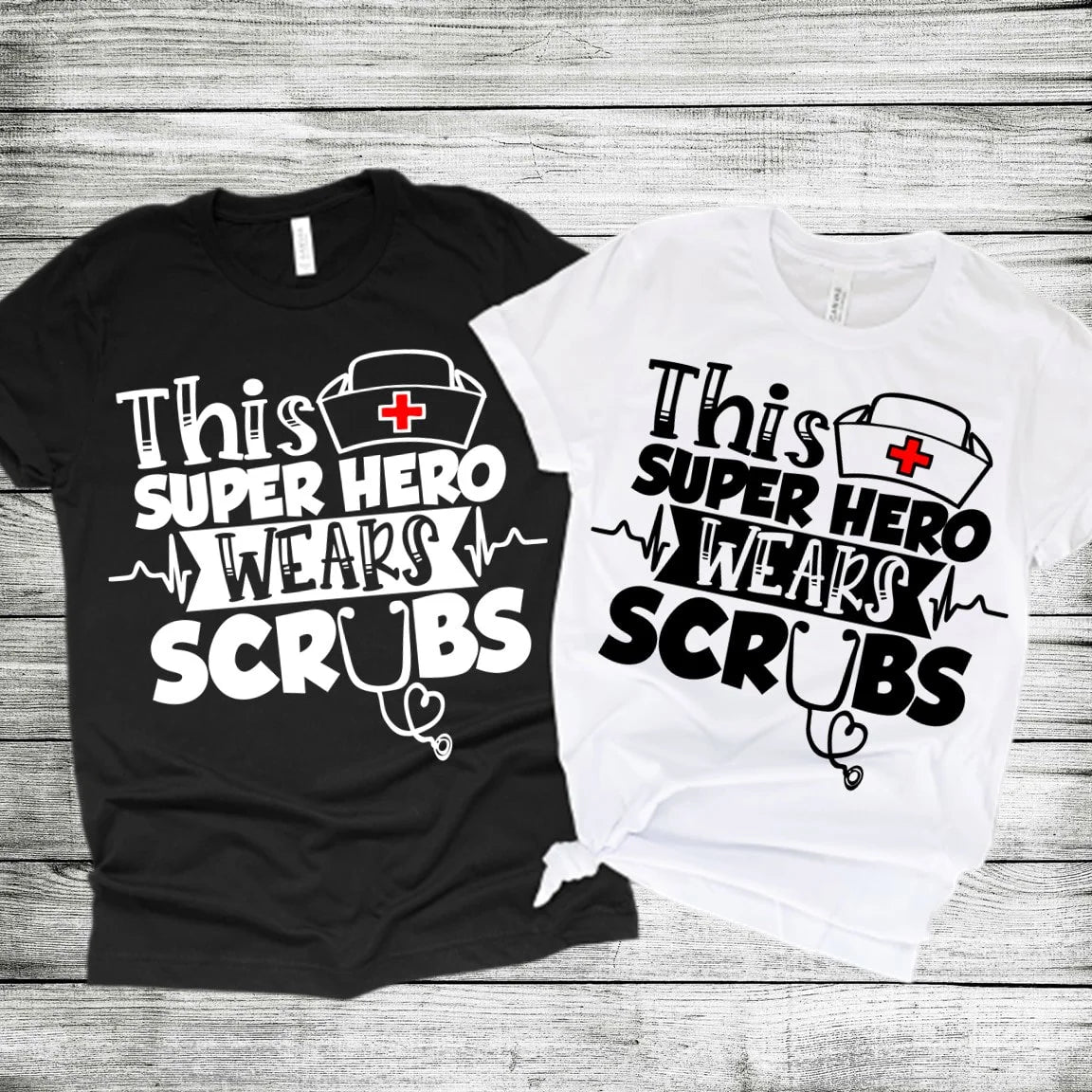 This Superhero Wears Scrubs T-Shirt
