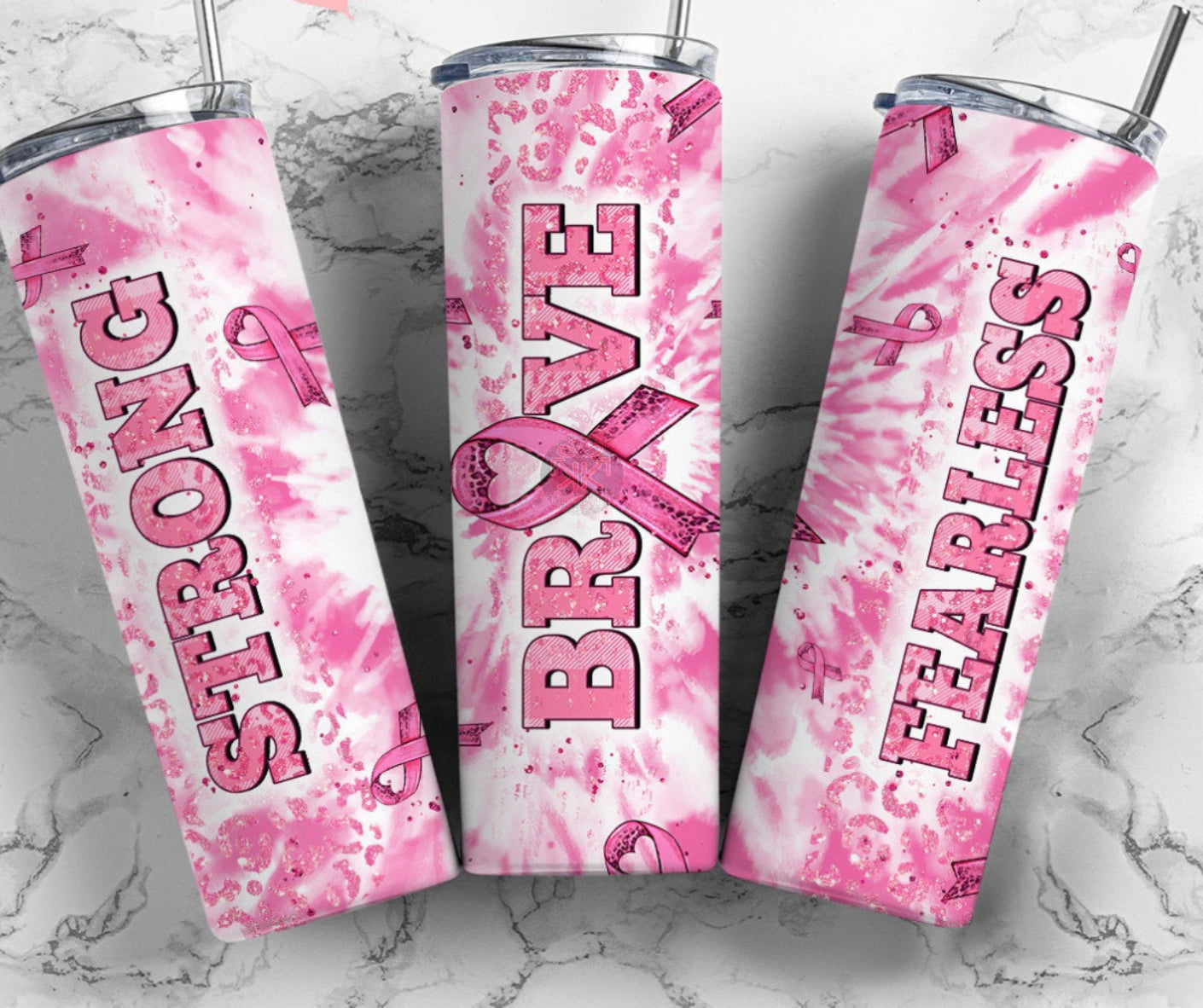 Strong believe fearless 20oz tumbler