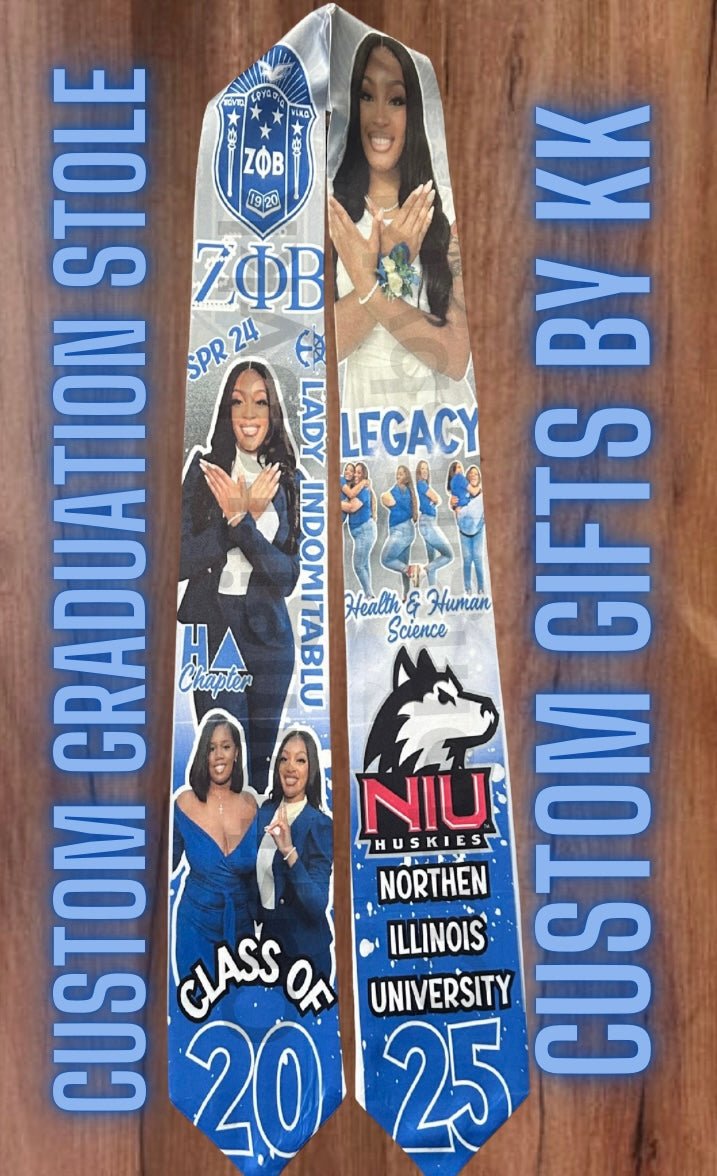 Custom Graduation Stole