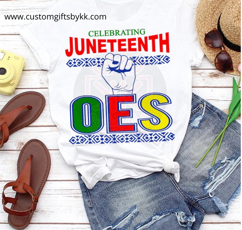 Celebrating Juneteenth OES T-Shirt