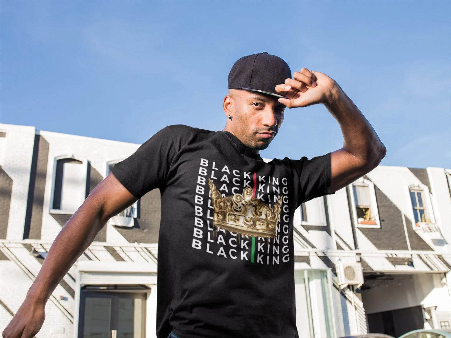 Black King Crown T-Shirt