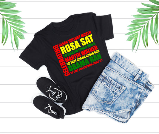 Celebrating Black History Month T-Shirt