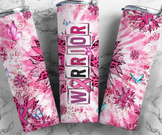 WARRIOR Pink Ribbon Tumbler – 20oz