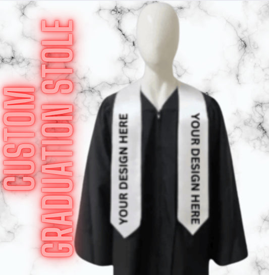 Custom Graduation Stole