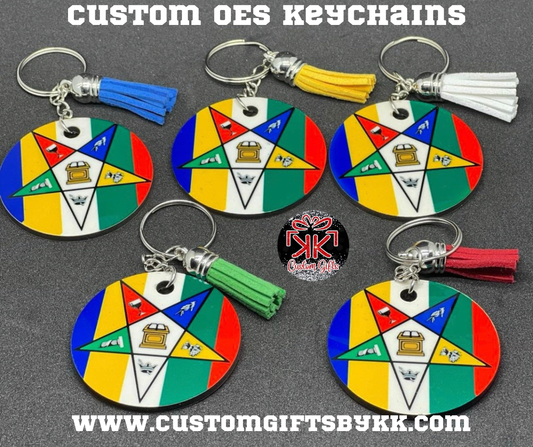 Custom OES Keychains – Stylish & Symbolic