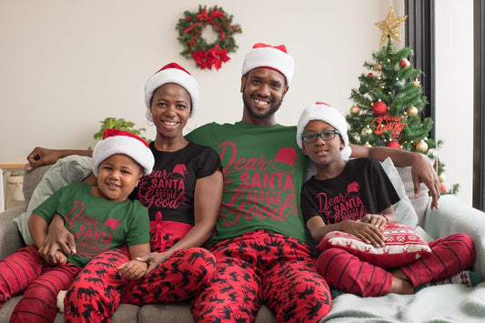 Dear Santa family shirts