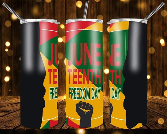 Freedom Day Juneteenth Tumbler