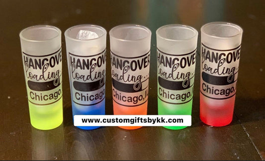 Hangover Loading Double Shot Glasses