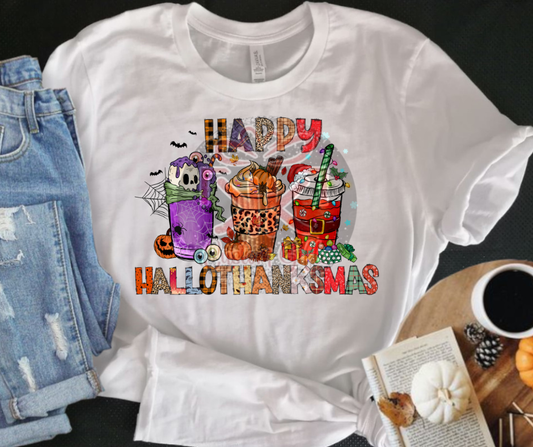 Happy Hallothanksmas Tshirt