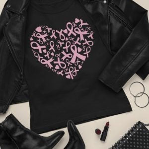 Heart of Hope Tee – Breast Cancer Awareness Shirt
