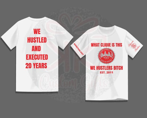 Hustlers Nation 20yrs Tshirts