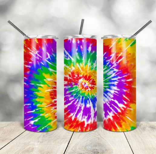 Tie dye 20oz tumbler