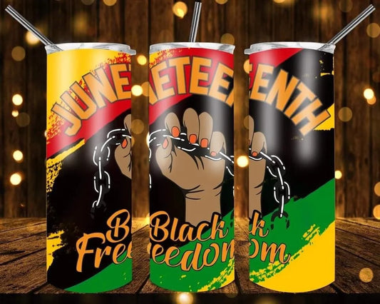 Break Chain Juneteenth Tumbler