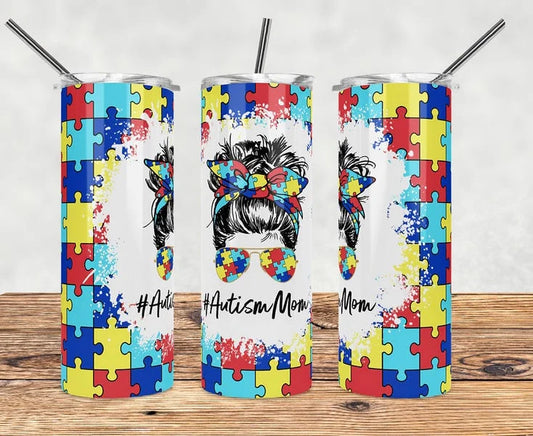 Autism Mom 20oz Tumbler