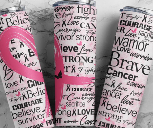 Breast Cancer Synonyms 20oz Tumbler