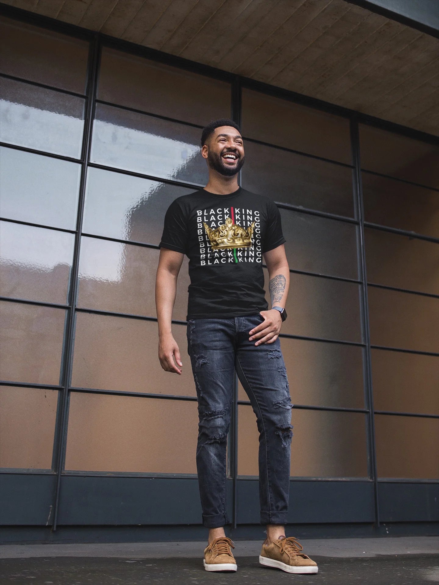 Black King Crown T-Shirt